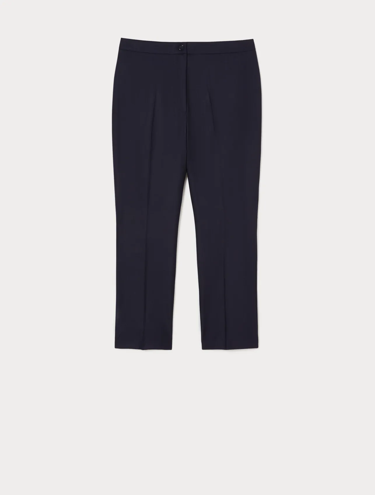 New Marina Rinaldi Viscose twill trousers NAVY