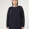 Hot Marina Rinaldi Viscose, wool and cashmere sweater ULTRAMARINE