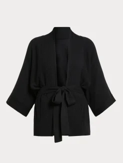 New Marina Rinaldi Viscose yarn cardigan BLACK
