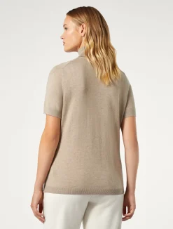 Discount Marina Rinaldi Viscose yarn sweater BEIGE
