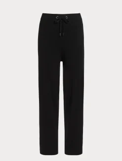 Sale Marina Rinaldi Viscose yarn trousers BLACK