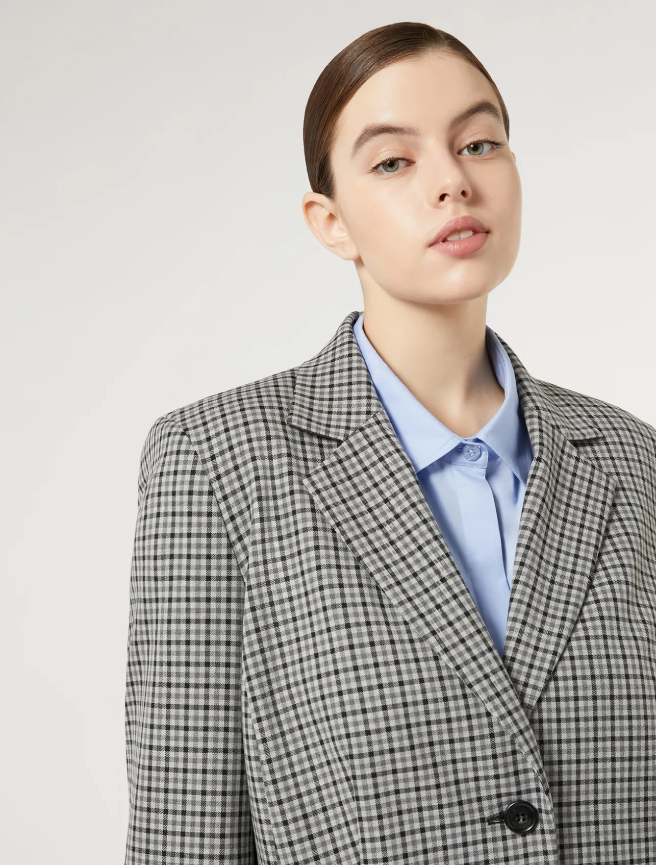 Outlet Marina Rinaldi Viscose-blend blazer jacket BLACK