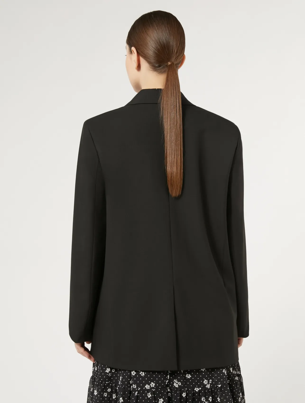 Outlet Marina Rinaldi Viscose-blend blazer jacket BLACK