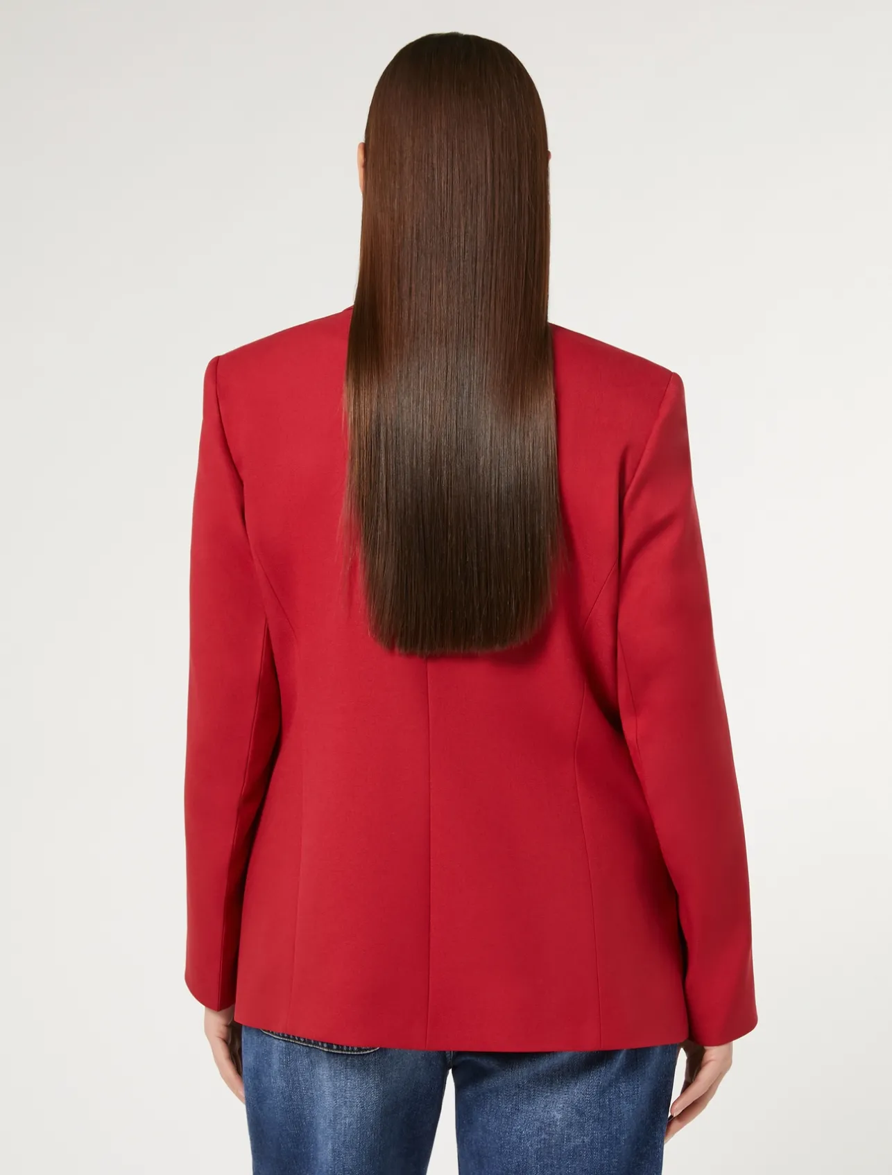 Clearance Marina Rinaldi Viscose-blend blazer jacket RED