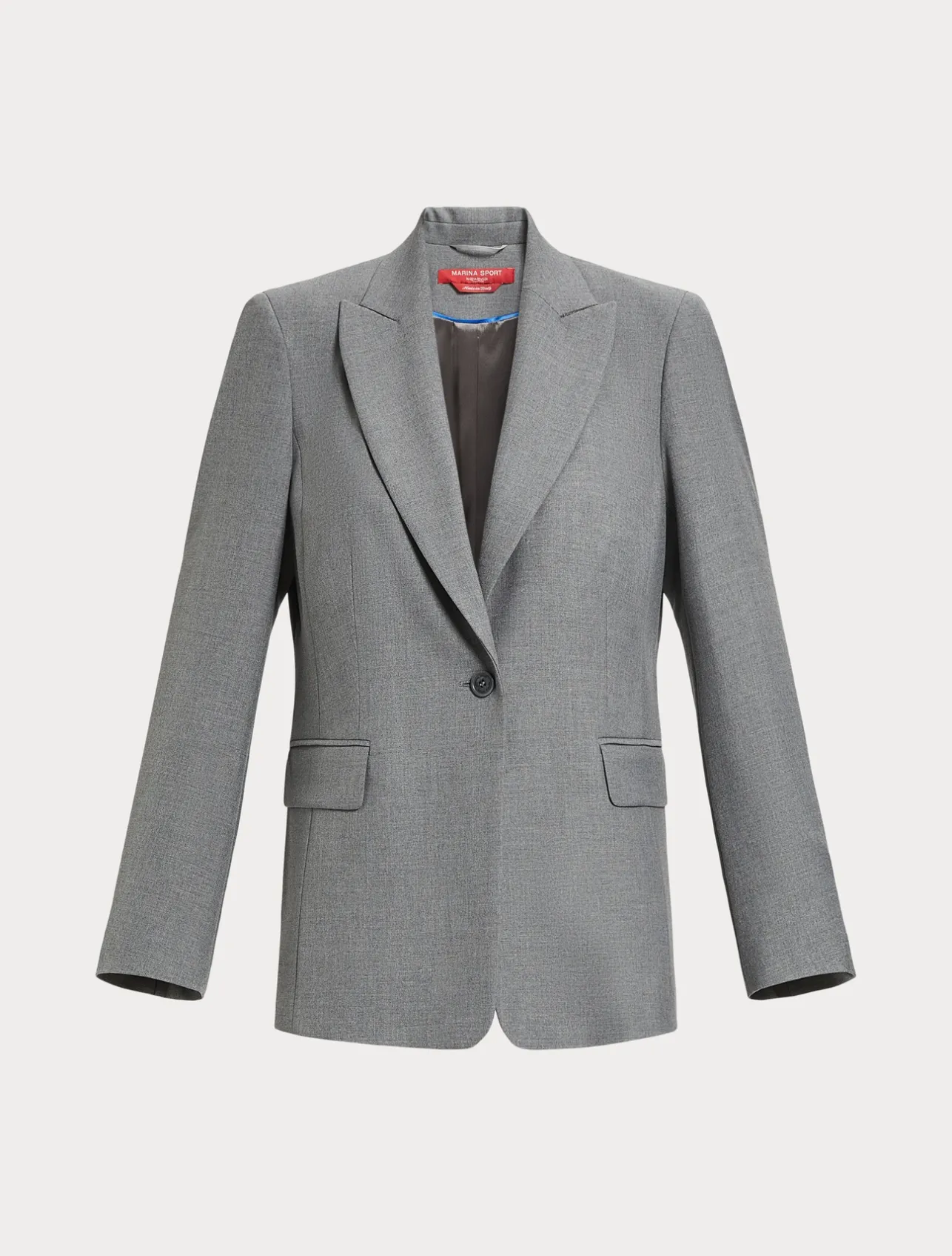 New Marina Rinaldi Viscose-blend blazer jacket MEDIUMGREY