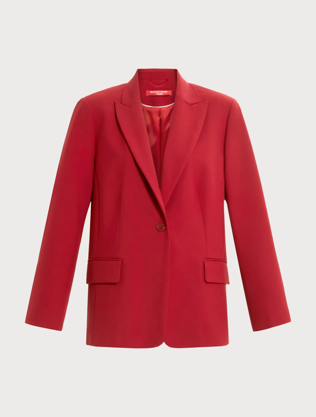 Clearance Marina Rinaldi Viscose-blend blazer jacket RED