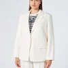 Clearance Marina Rinaldi Viscose-blend twill jacket IVORY