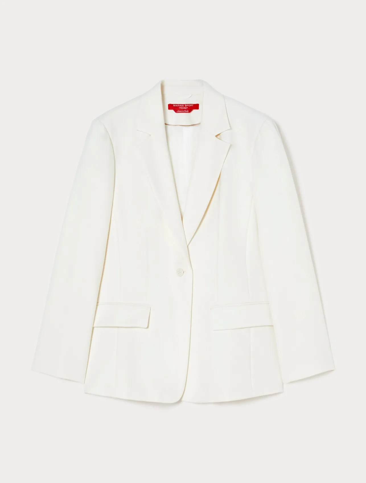 Clearance Marina Rinaldi Viscose-blend twill jacket IVORY