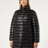 Hot Marina Rinaldi Water-repellent canvas down jacket BLACK