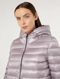 Best Marina Rinaldi Water-repellent canvas down jacket LAVENDER