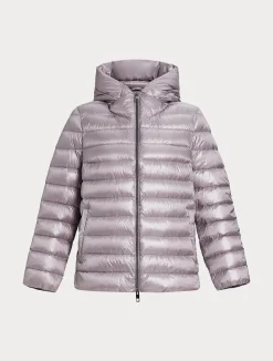 Best Marina Rinaldi Water-repellent canvas down jacket LAVENDER