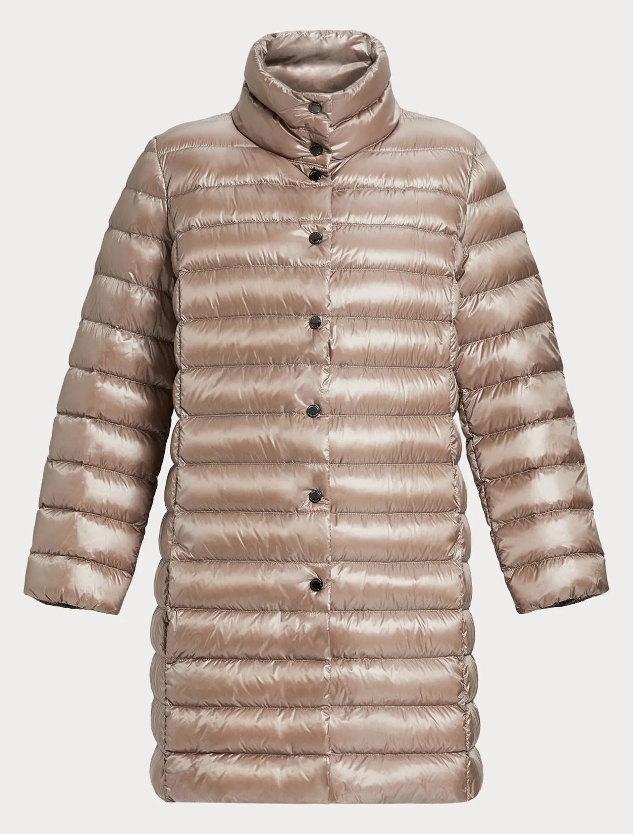 Discount Marina Rinaldi Water-repellent canvas down jacket TURTLEDOVE