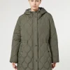 Sale Marina Rinaldi Water-repellent canvas jacket KAKI