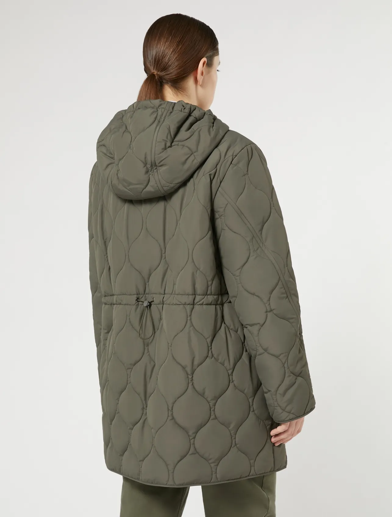 Sale Marina Rinaldi Water-repellent canvas jacket KAKI