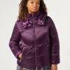 Hot Marina Rinaldi water-repellent down jacket PLUM