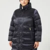Best Marina Rinaldi water-repellent down jacket ULTRAMARINE