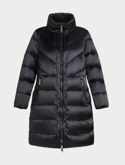 Best Marina Rinaldi water-repellent down jacket ULTRAMARINE