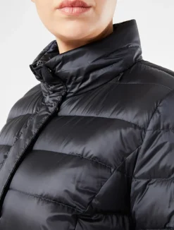 Hot Marina Rinaldi Water-repellent nylon canvas down jacket ULTRAMARINE