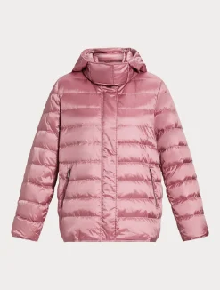 Clearance Marina Rinaldi Water-repellent nylon canvas jacket ANTIQUEROSE