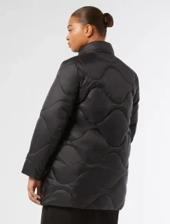 Online Marina Rinaldi Water-repellent nylon fabric down jacket BLACK