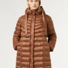 Online Marina Rinaldi Water-repellent padded coat BROWN