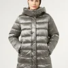 Online Marina Rinaldi Water-repellent padded coat MEDIUMGREY