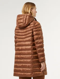Online Marina Rinaldi Water-repellent padded coat BROWN