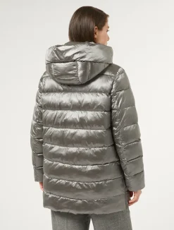 Online Marina Rinaldi Water-repellent padded coat MEDIUMGREY