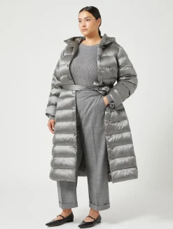 Best Marina Rinaldi Water-repellent padded coat MEDIUMGREY