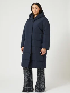 Online Marina Rinaldi Water-repellent technical padded jacket MIDNIGHTBLUE