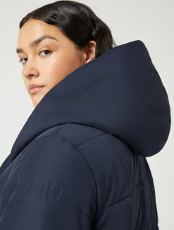 Online Marina Rinaldi Water-repellent technical padded jacket MIDNIGHTBLUE