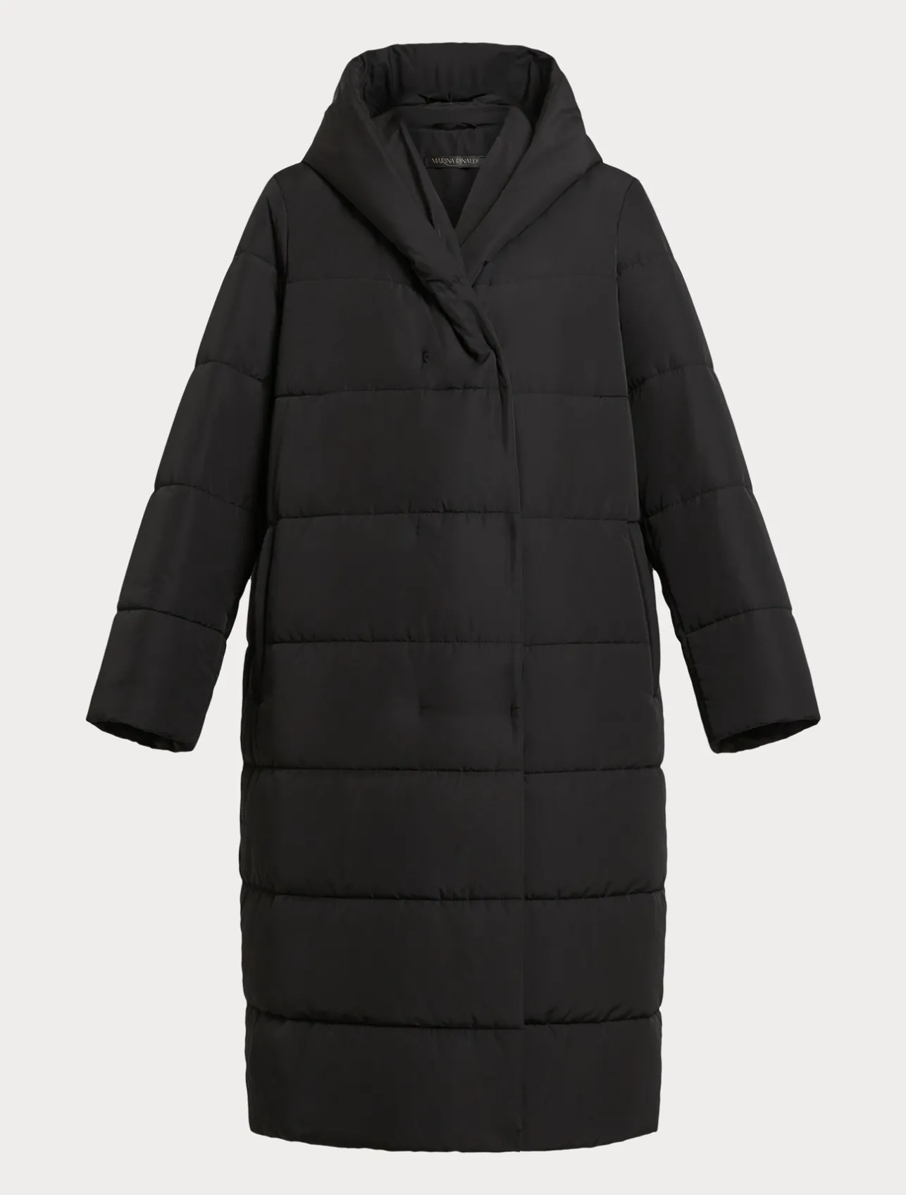 Sale Marina Rinaldi Water-repellent technical padded jacket BLACK