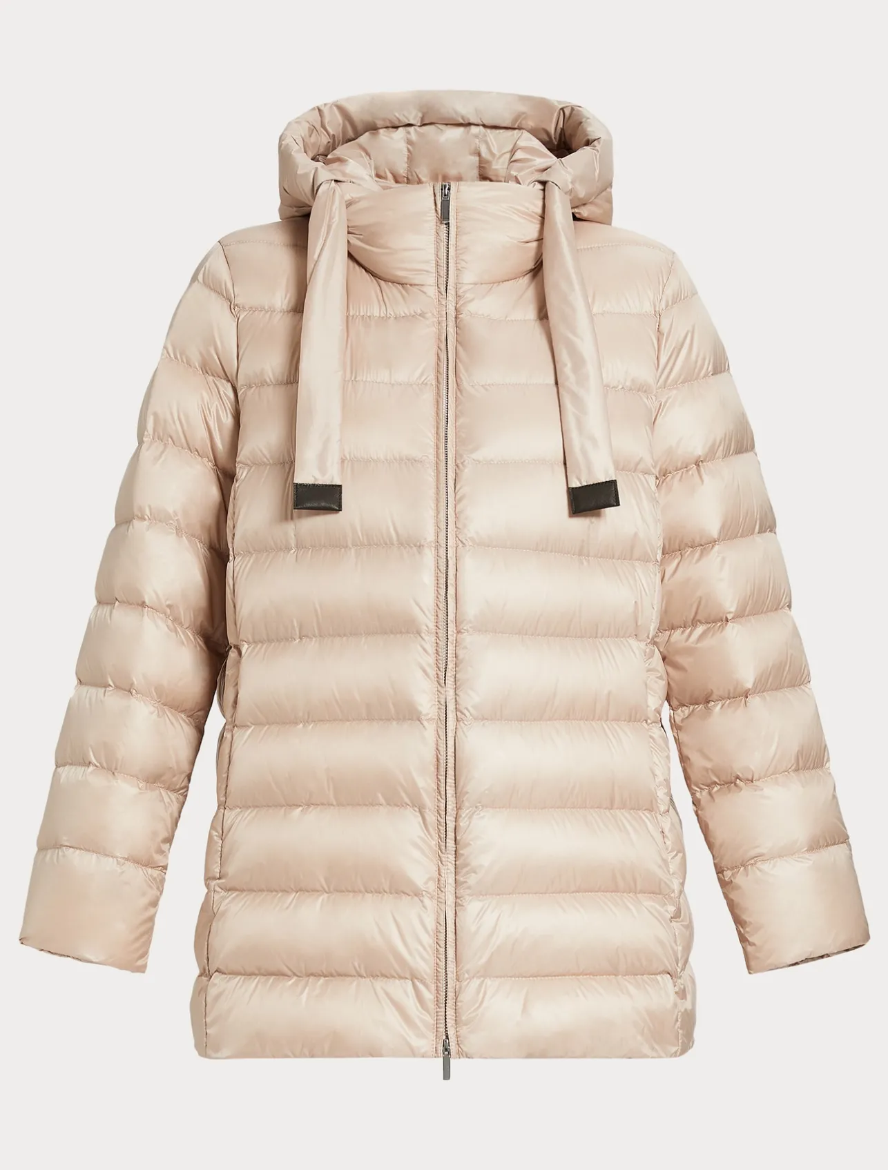 Clearance Marina Rinaldi Water-repellent technical canvas down jacket PINK