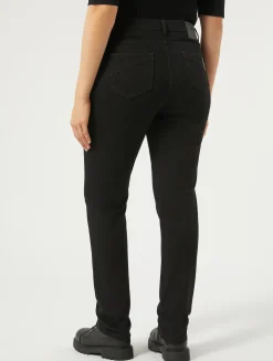 New Marina Rinaldi Wonder-fit compact denim jeans BLACK