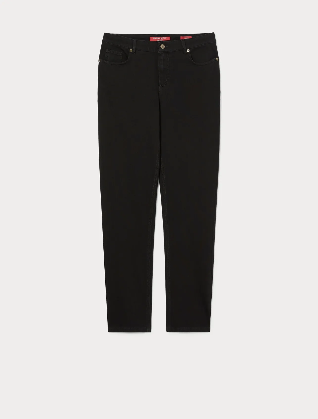New Marina Rinaldi Wonder-fit compact denim jeans BLACK