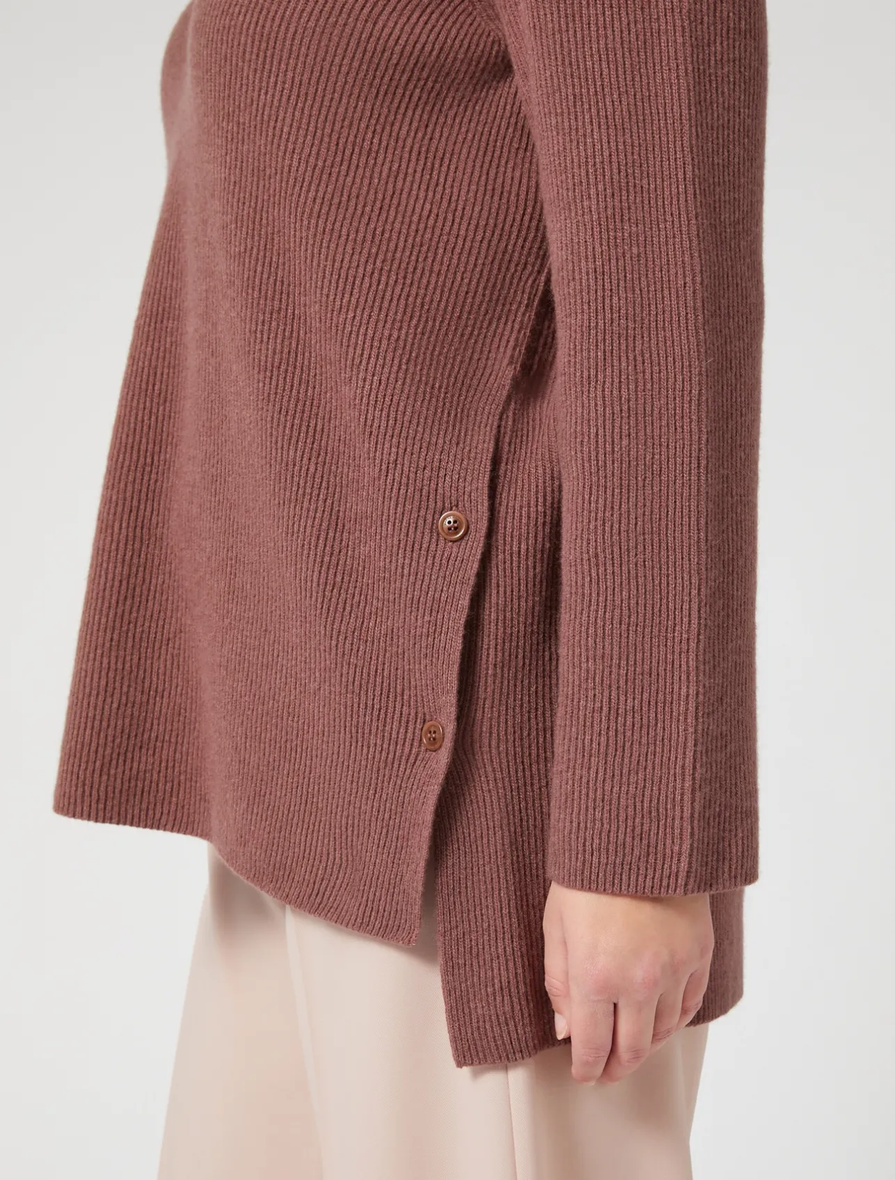 Clearance Marina Rinaldi Wool and cashmere sweater RUST