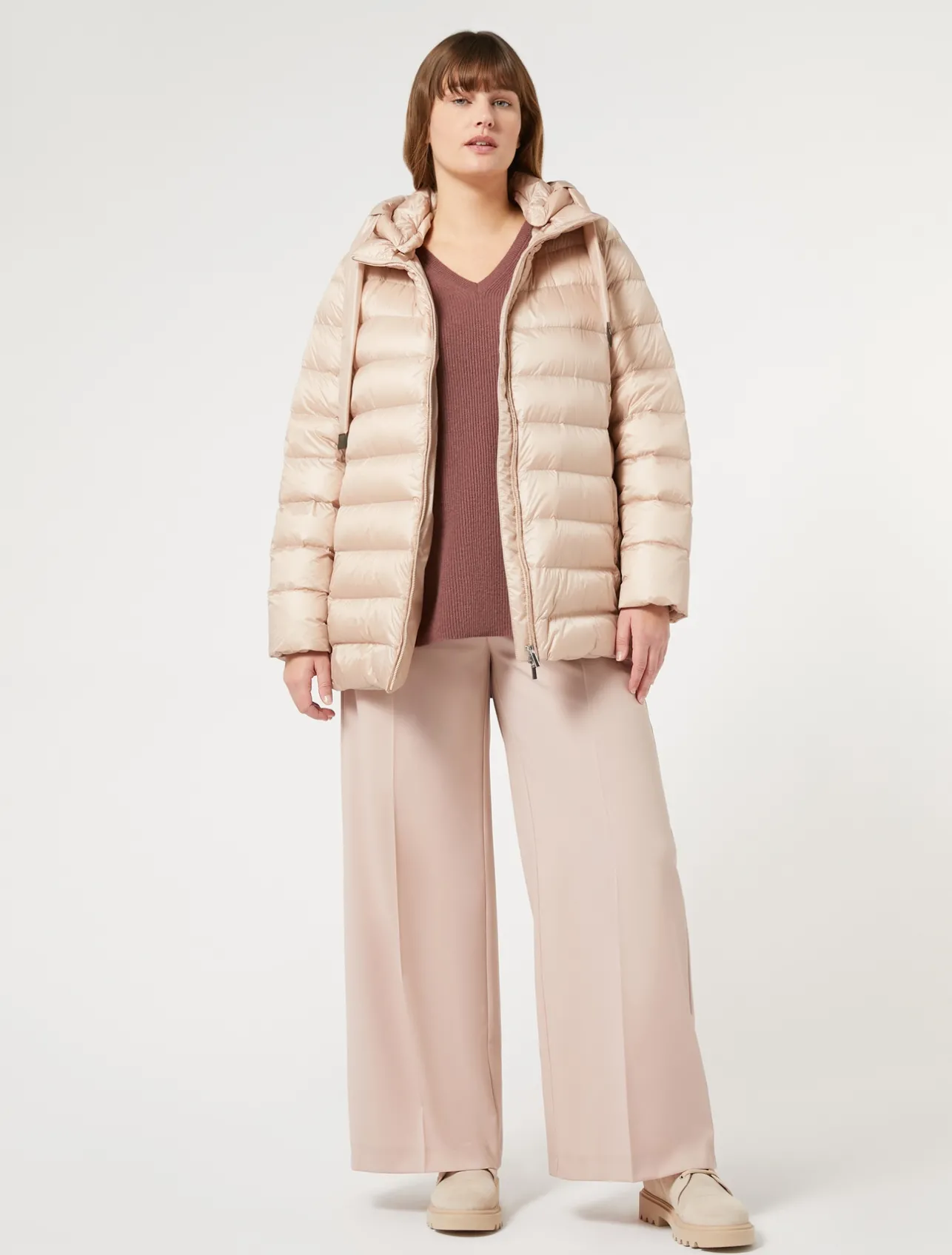 Clearance Marina Rinaldi Wool and cashmere sweater RUST