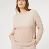 Clearance Marina Rinaldi Wool and cashmere-blend sweater PINK