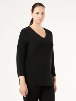 Best Marina Rinaldi Wool and lurex jumper BLACK