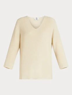 Sale Marina Rinaldi Wool and lurex jumper IVORY