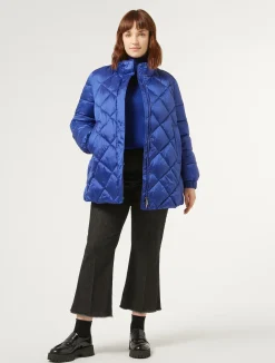 Online Marina Rinaldi Wool and lurex turtleneck CORNFLOWERBLUE
