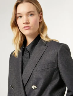 Fashion Marina Rinaldi Wool and silk blazer BLUEJEANS