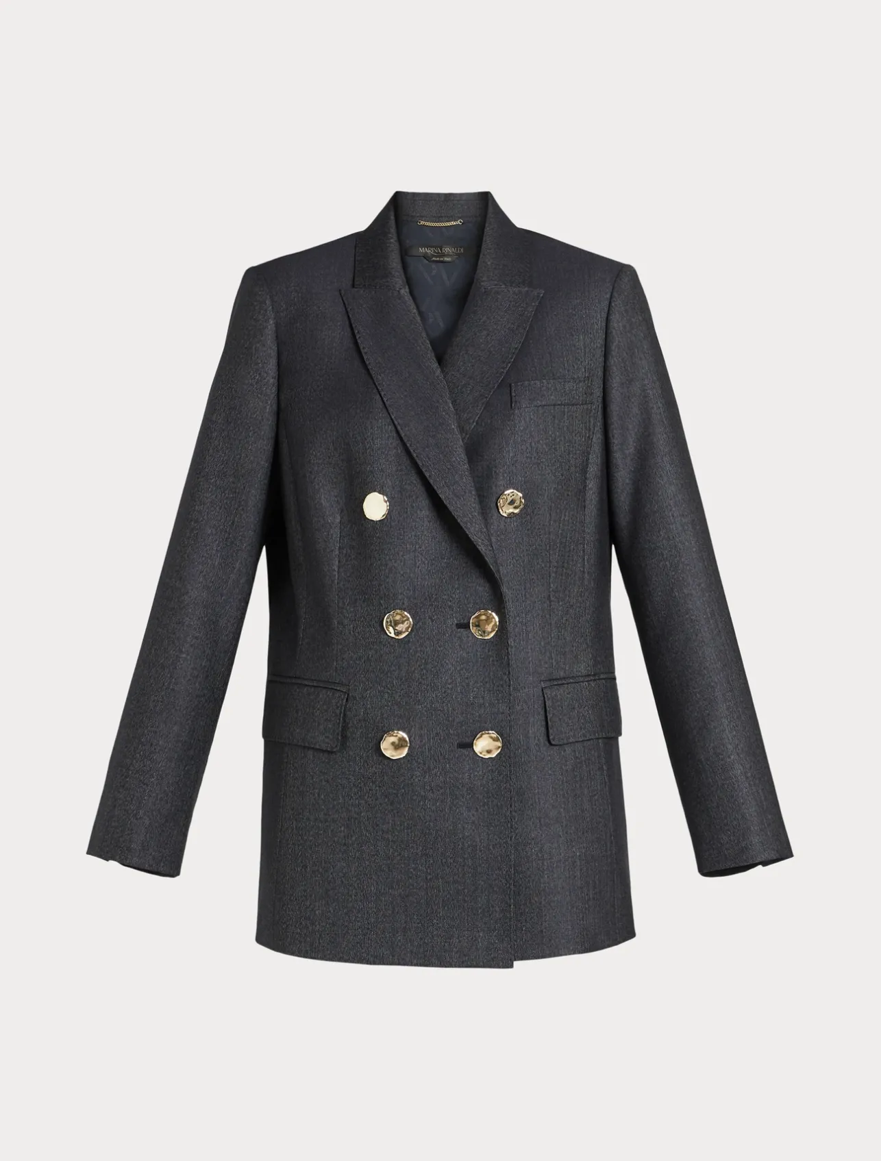 Fashion Marina Rinaldi Wool and silk blazer BLUEJEANS
