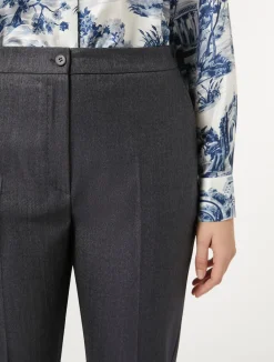 Outlet Marina Rinaldi Wool and silk trousers BLUEJEANS