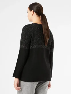 Best Marina Rinaldi Wool and viscose blend jumper BLACK