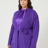 Best Marina Rinaldi Wool blend cardigan PURPLE