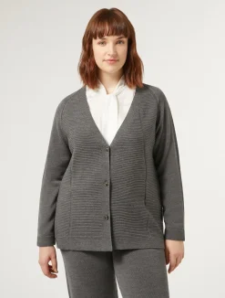 Discount Marina Rinaldi Wool blend cardigan AVIO