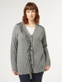 Hot Marina Rinaldi Wool blend cardigan MEDIUMGREY