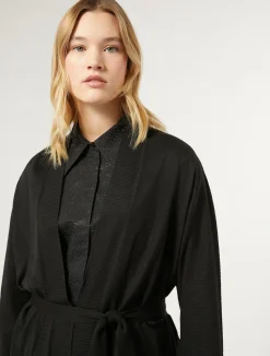 Best Marina Rinaldi Wool blend cardigan BLACK
