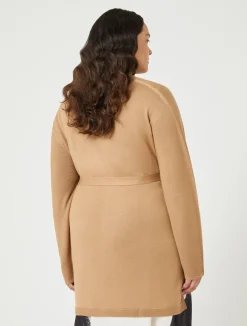 Outlet Marina Rinaldi Wool blend cardigan CAMEL